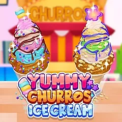 play Sorvete de Churros Delicioso